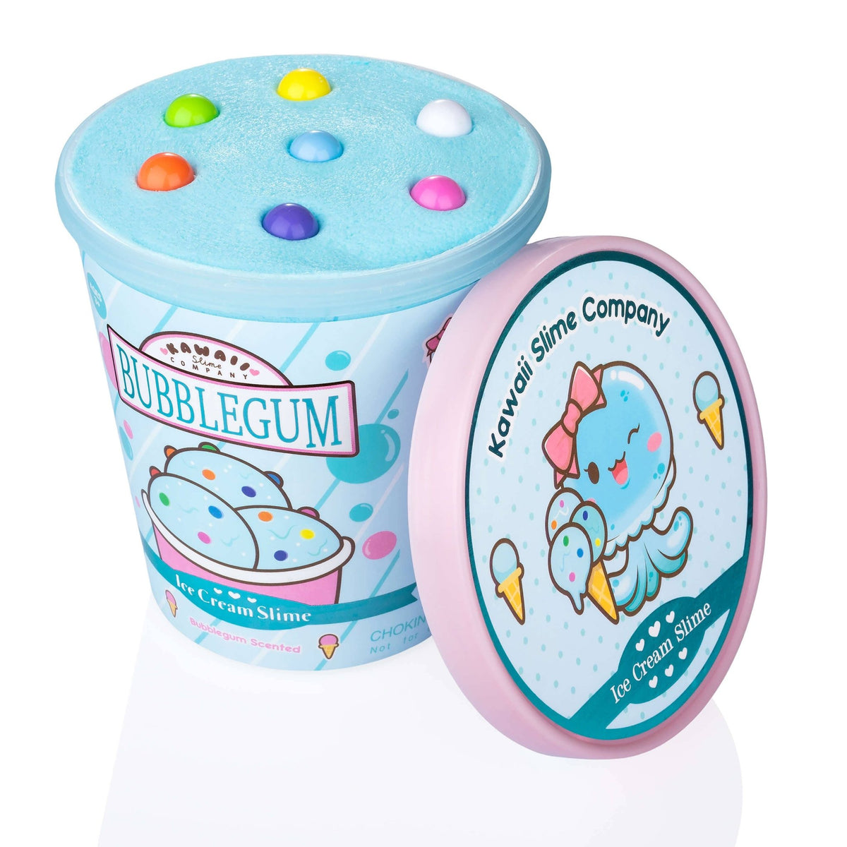 Bubblegum Scented Ice Cream Pint Slime - vibeboxshop