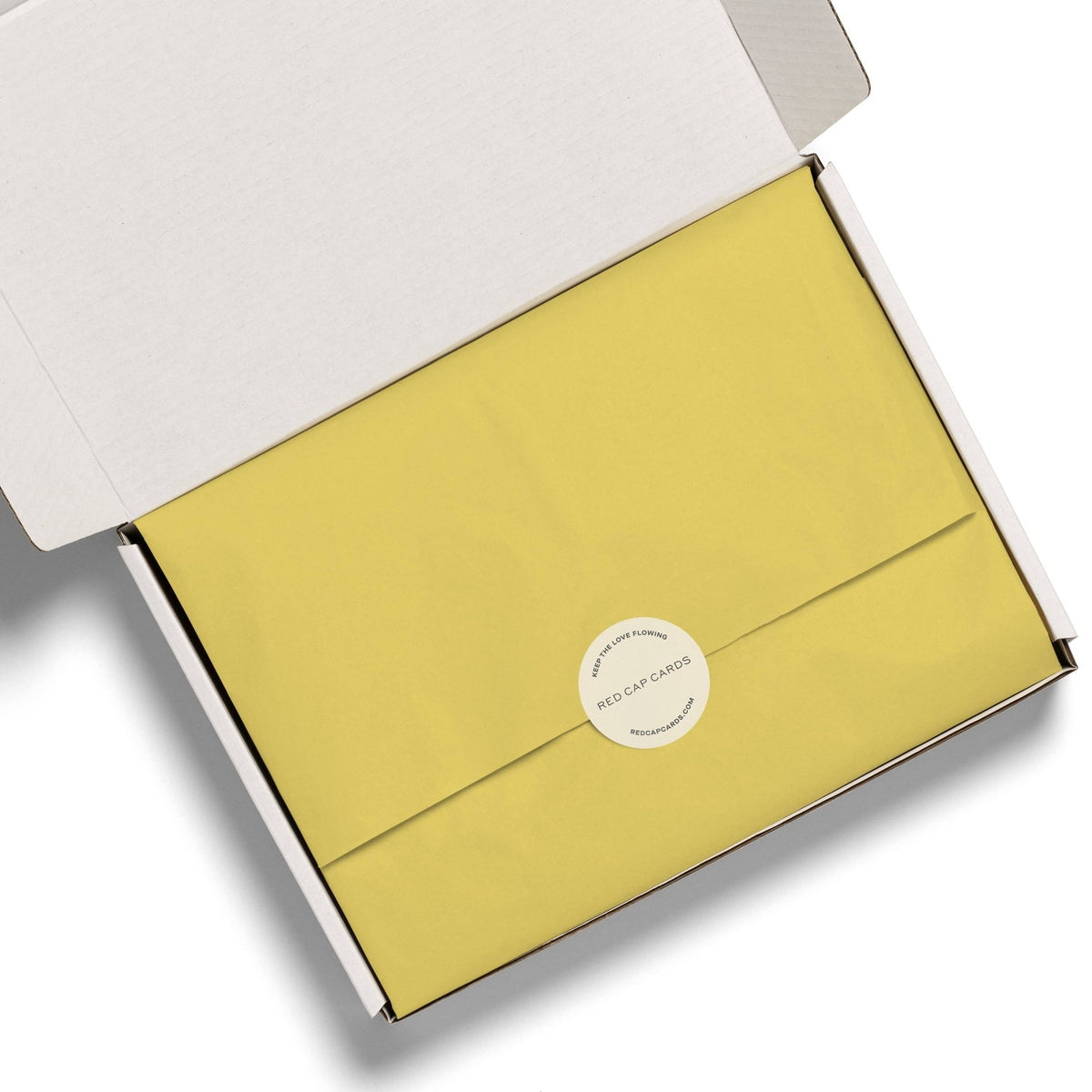 Butter Yellow Tissue Paper - vibeboxshop