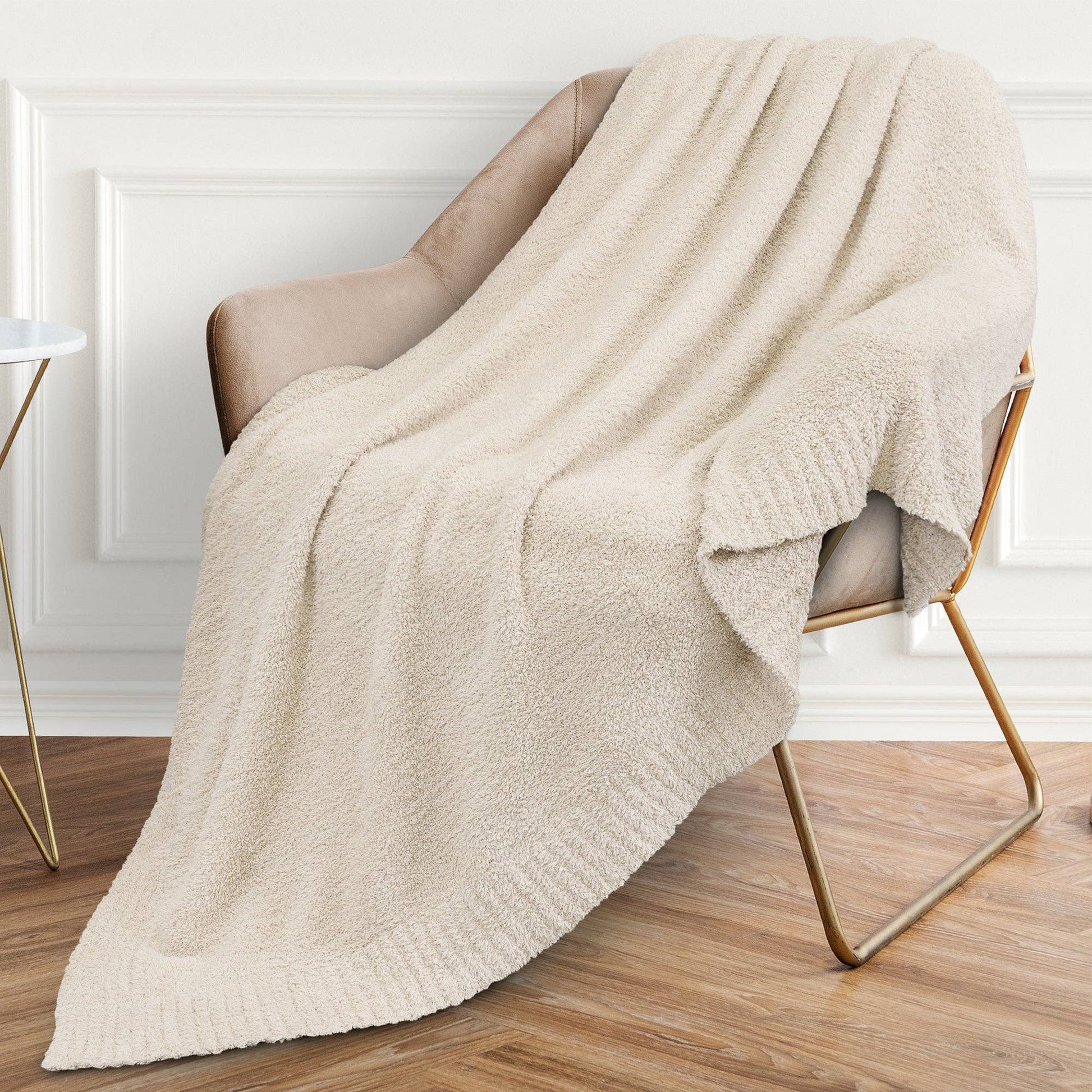 Buttery Soft Fluffy Knit Blanket - vibeboxshop