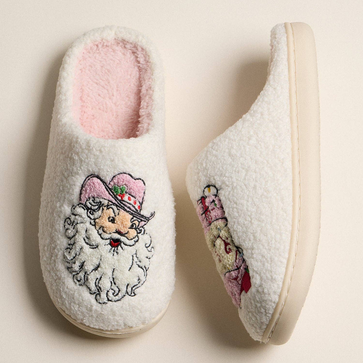 Cowboy Santa Slippers