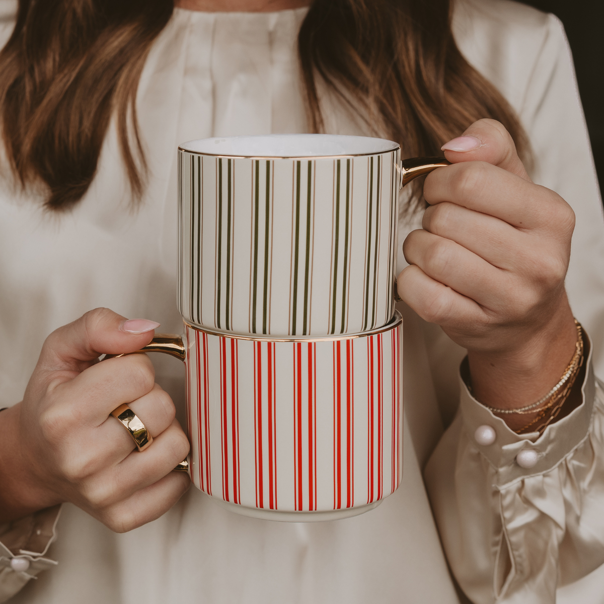 Festive Stripe Coffee Mug