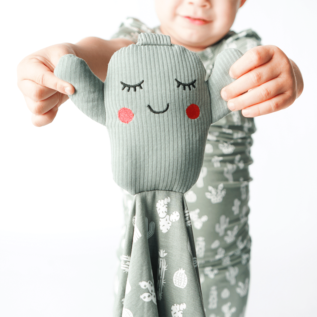 Cactus Bamboo Baby Lovey - vibeboxshop