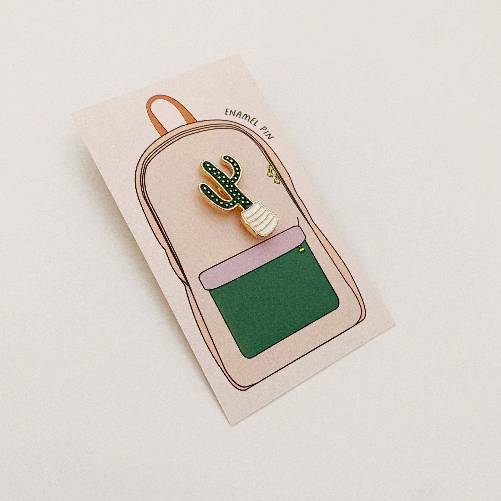 Cactus Enamel Pin - vibeboxshop