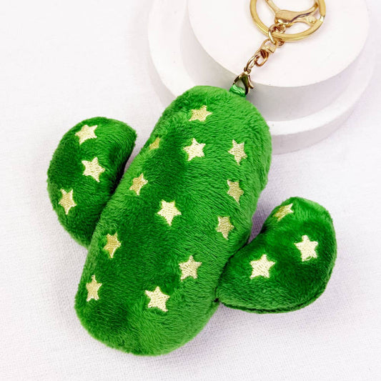 Cactus Plushie Key Chain - vibeboxshop