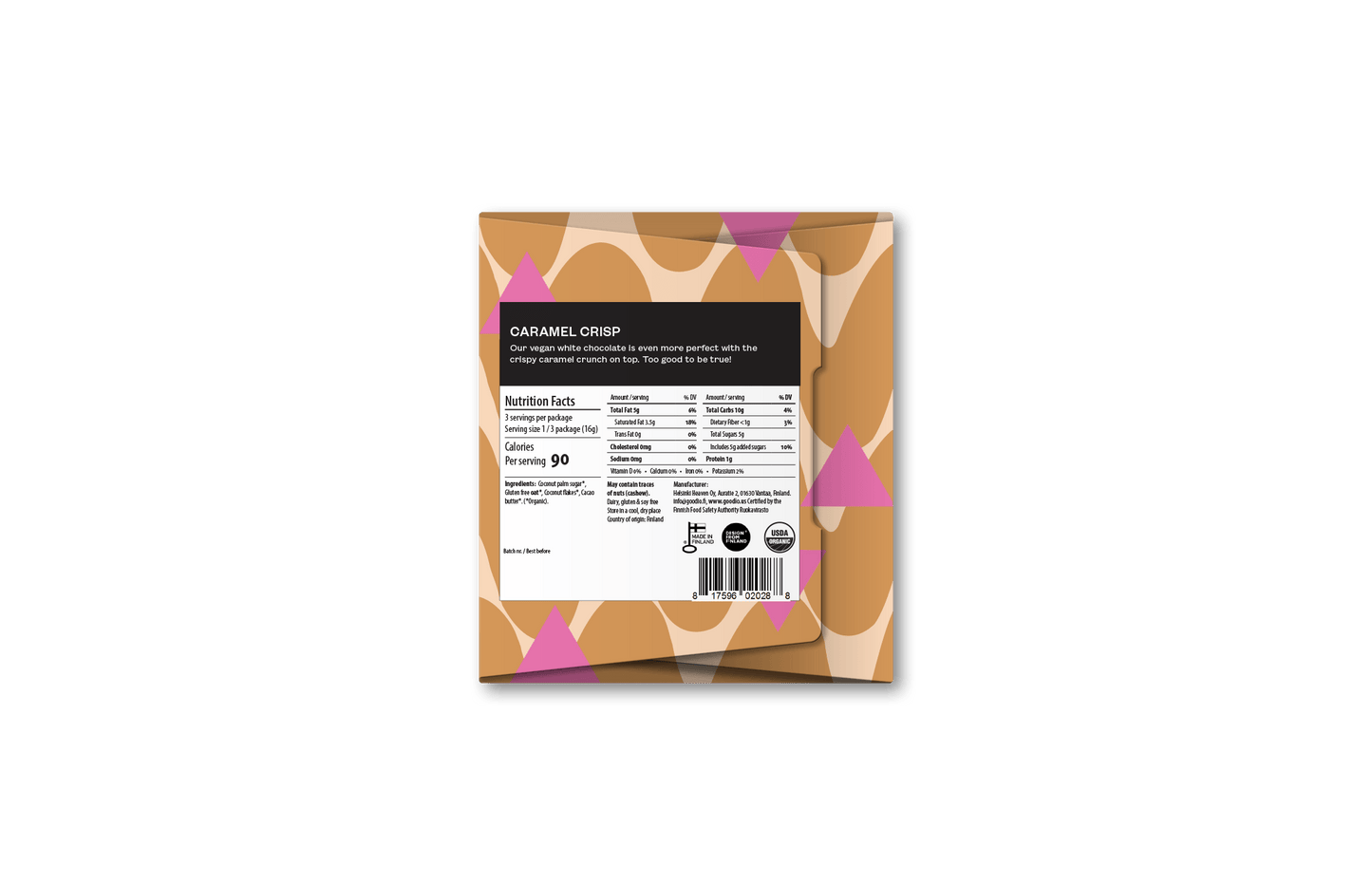 Caramel Crisp White Chocolate - vibeboxshop