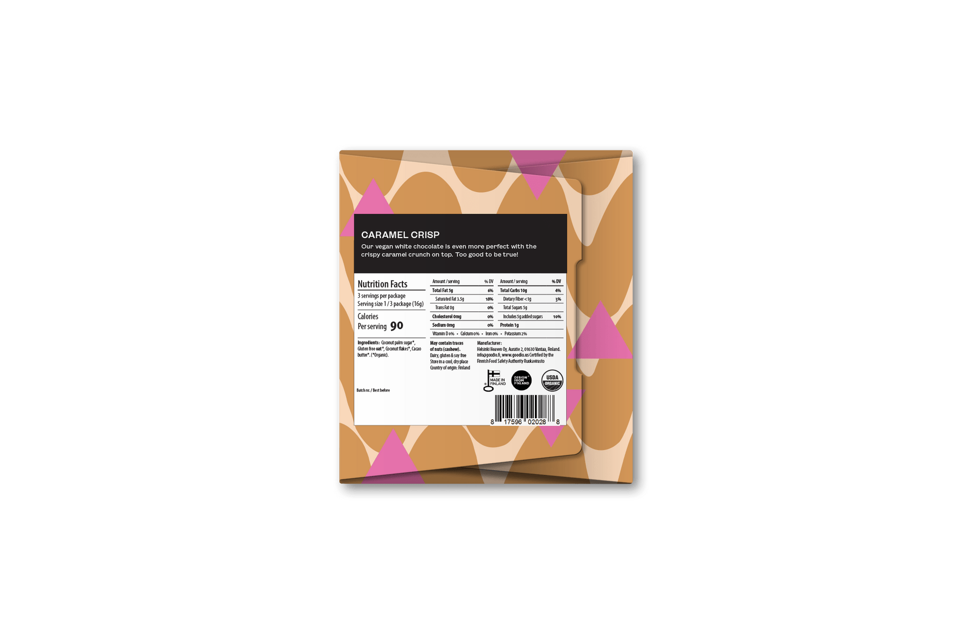 Caramel Crisp White Chocolate - vibeboxshop