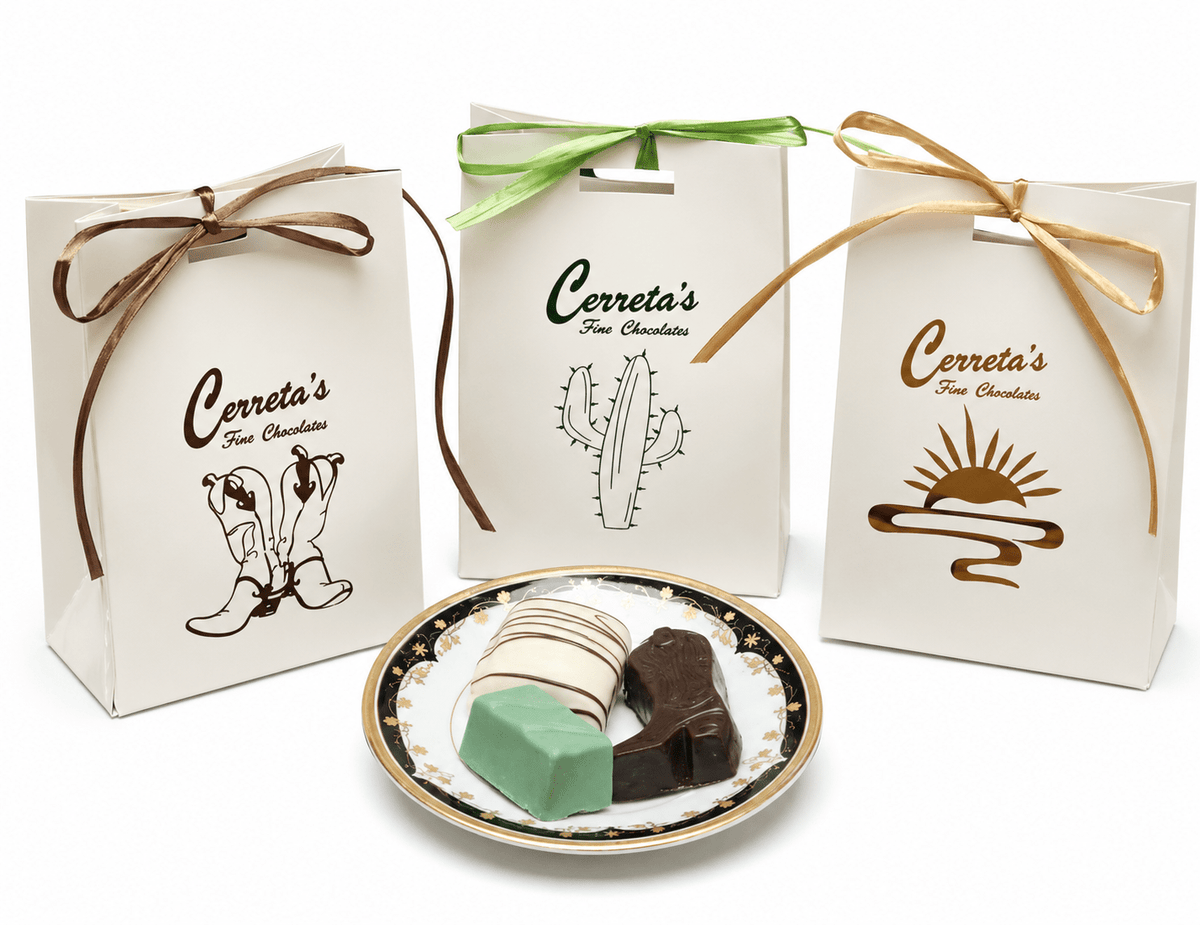 Cerreta's Chocolate Sampler tote - vibeboxshop