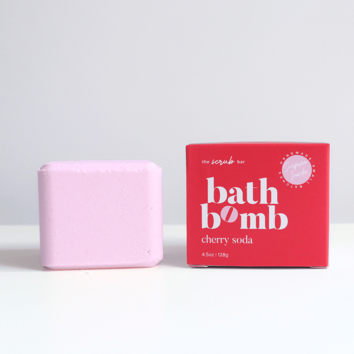 Cherry Soda Bath Bomb with Surprise Toy - vibeboxshop