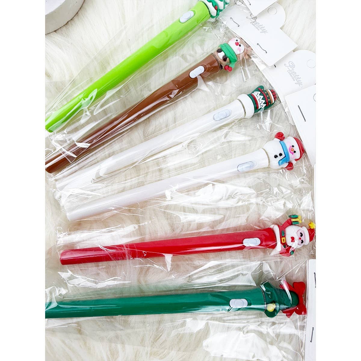 Christmas Character Light Up Pen | Assorted - vibeboxshop
