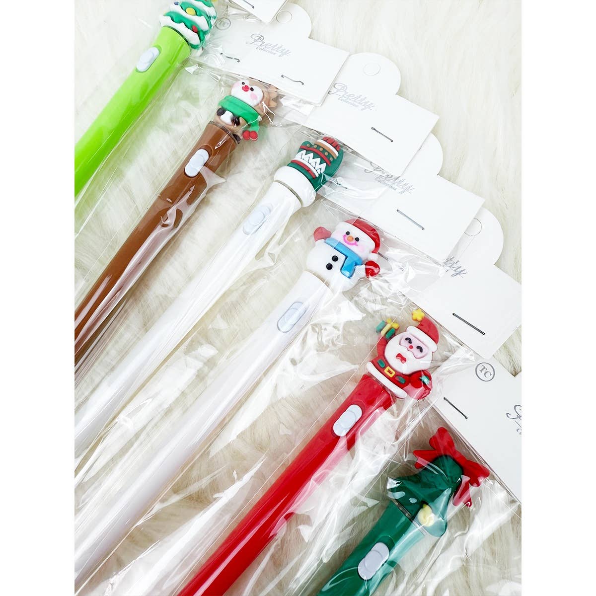 Christmas Character Light Up Pen | Assorted - vibeboxshop