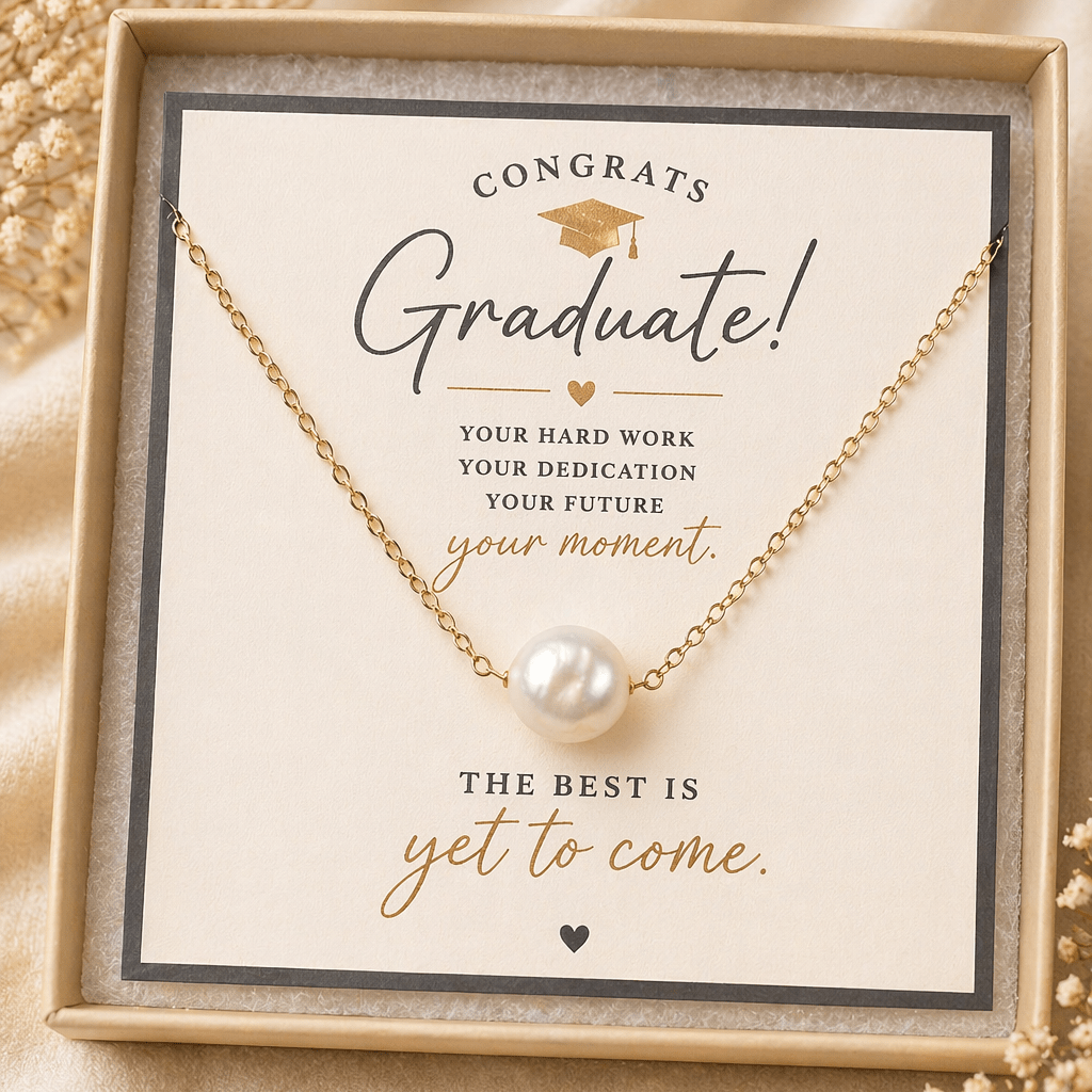 Class of 2026 Pearl Necklace - vibeboxshop