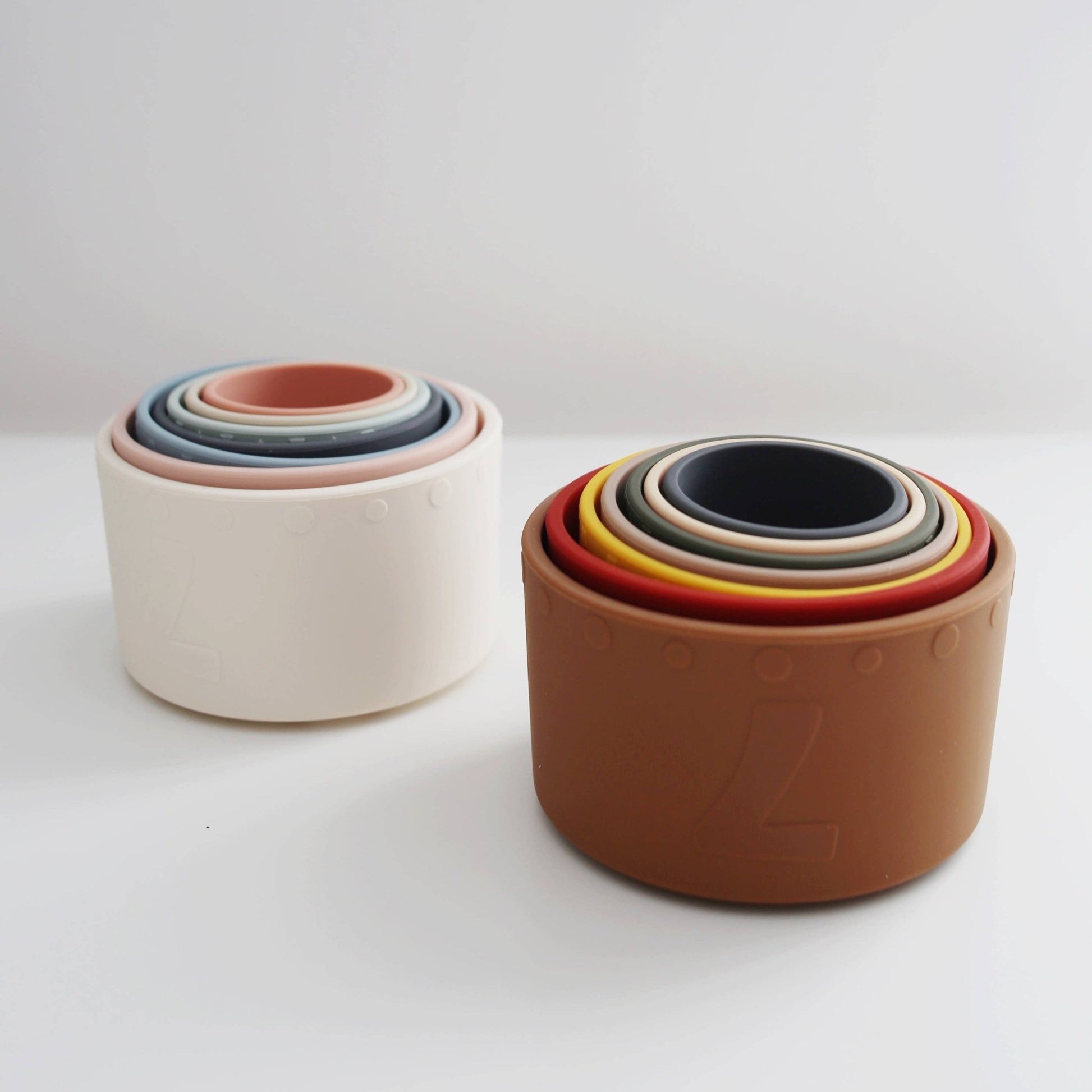 Classic Silicone Stacking Nesting Cups - vibeboxshop