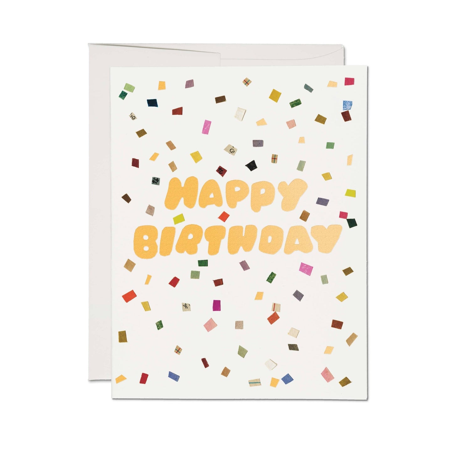 Colorful Birthday Confetti Greeting Card - vibeboxshop