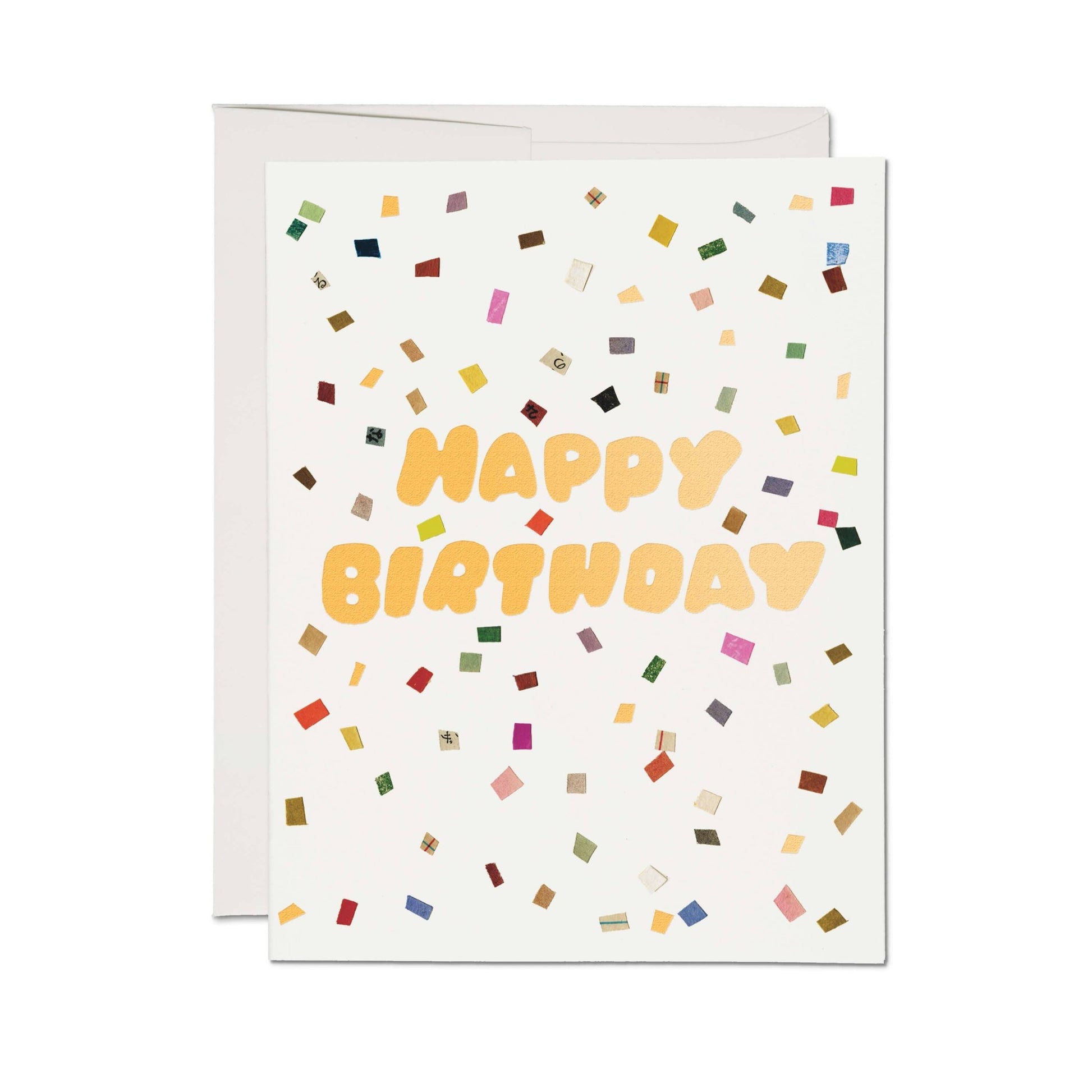 Colorful Birthday Confetti Greeting Card - vibeboxshop