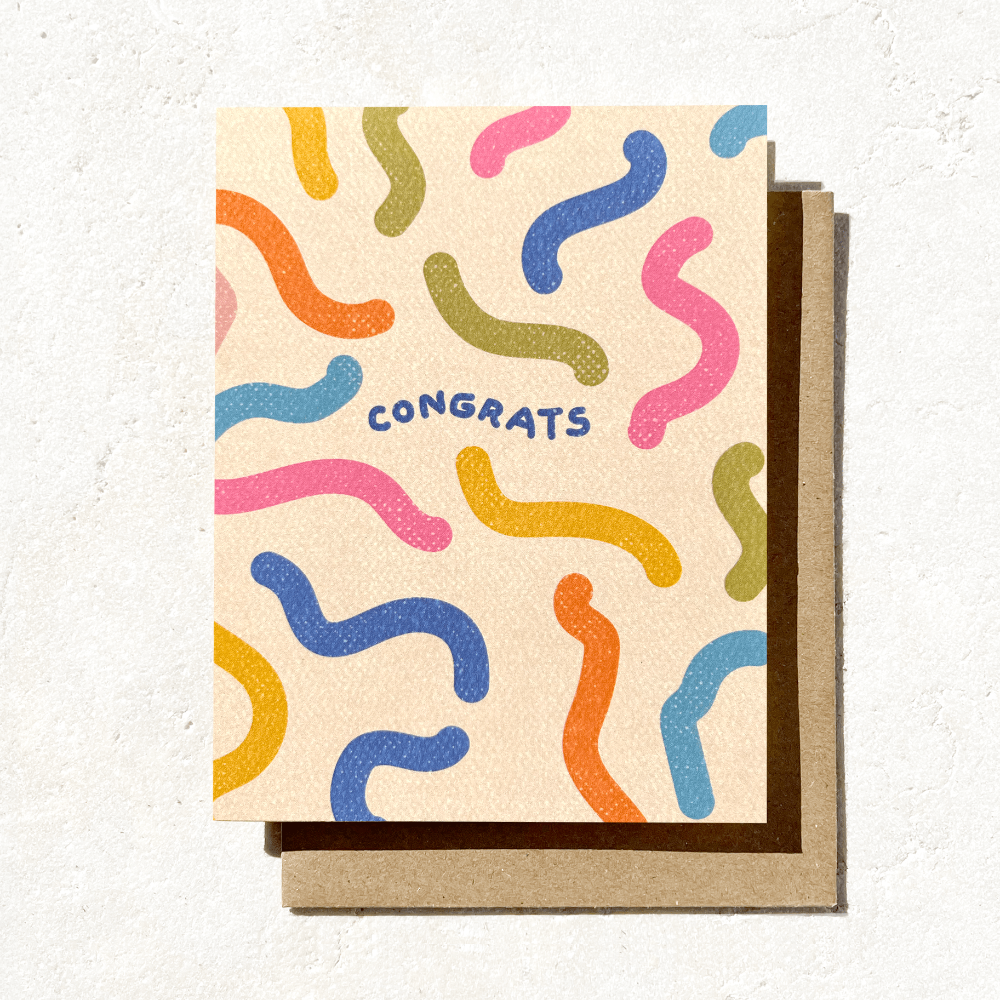 Congrats Color Card - vibeboxshop
