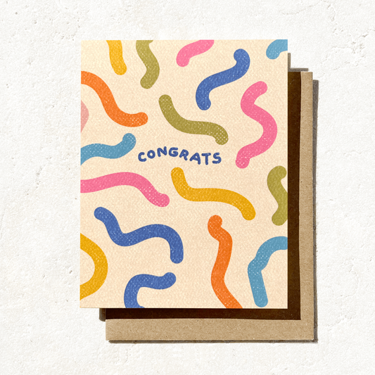 Congrats Color Card - vibeboxshop