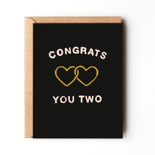 Congrats You Two Card - vibeboxshop