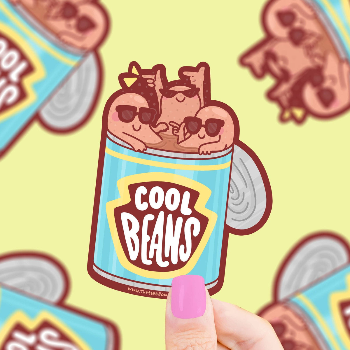 Cool Beans Sticker - vibeboxshop