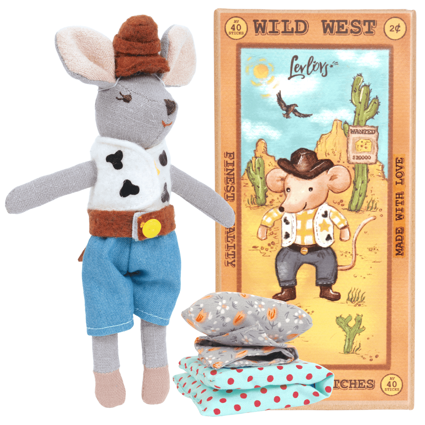 Cowboy Mouse  - vibeboxshop