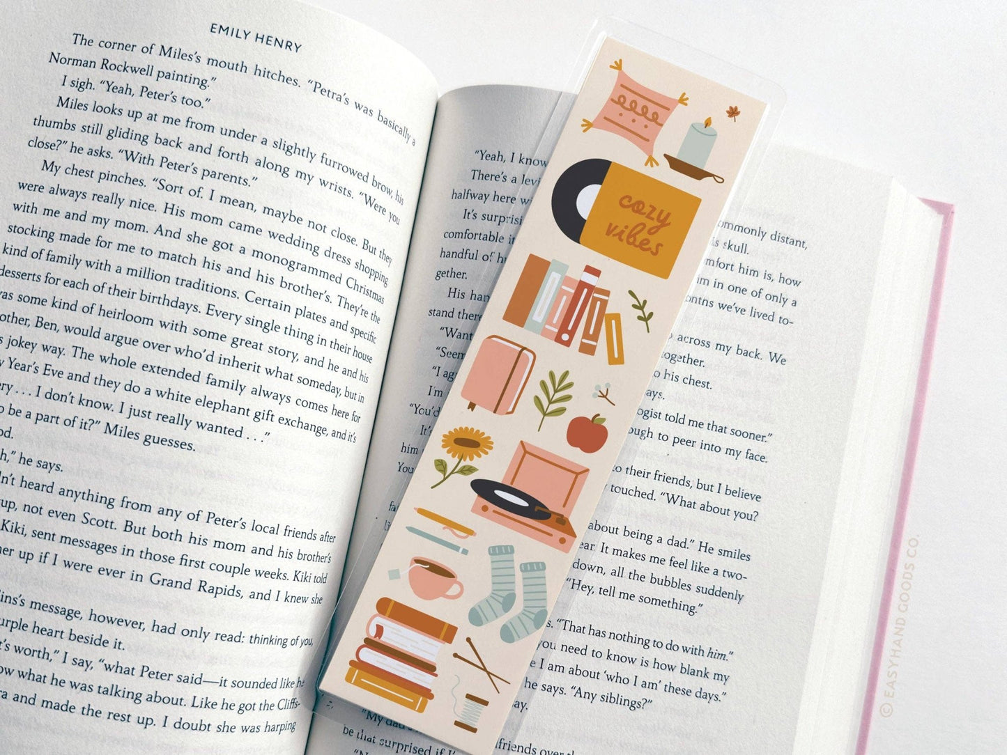 Cozy Vibes Laminated Bookmark - vibeboxshop
