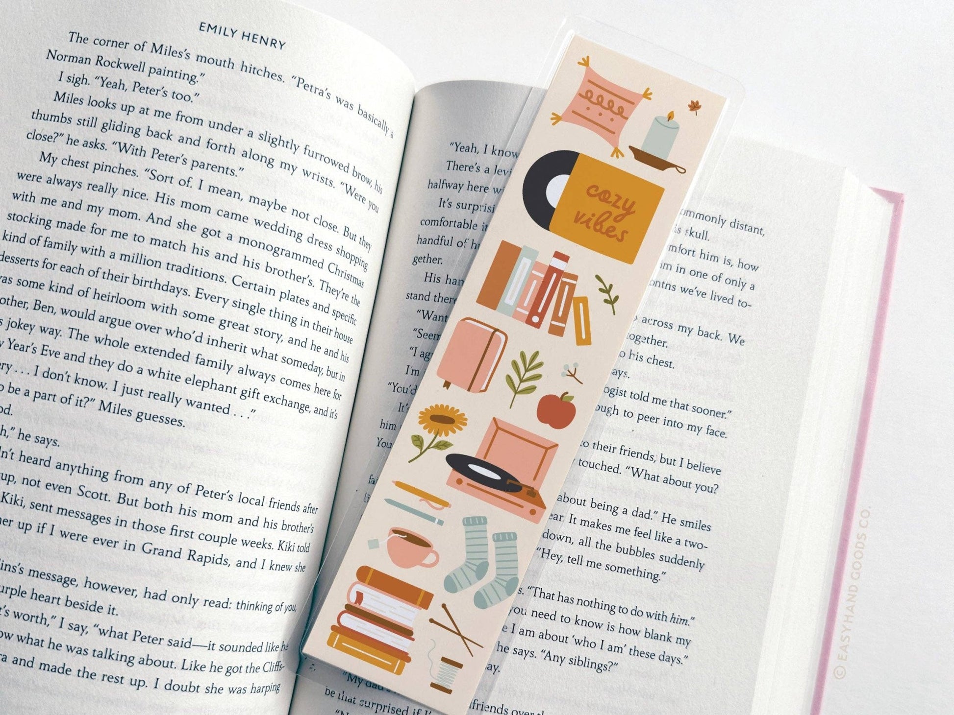 Cozy Vibes Laminated Bookmark - vibeboxshop