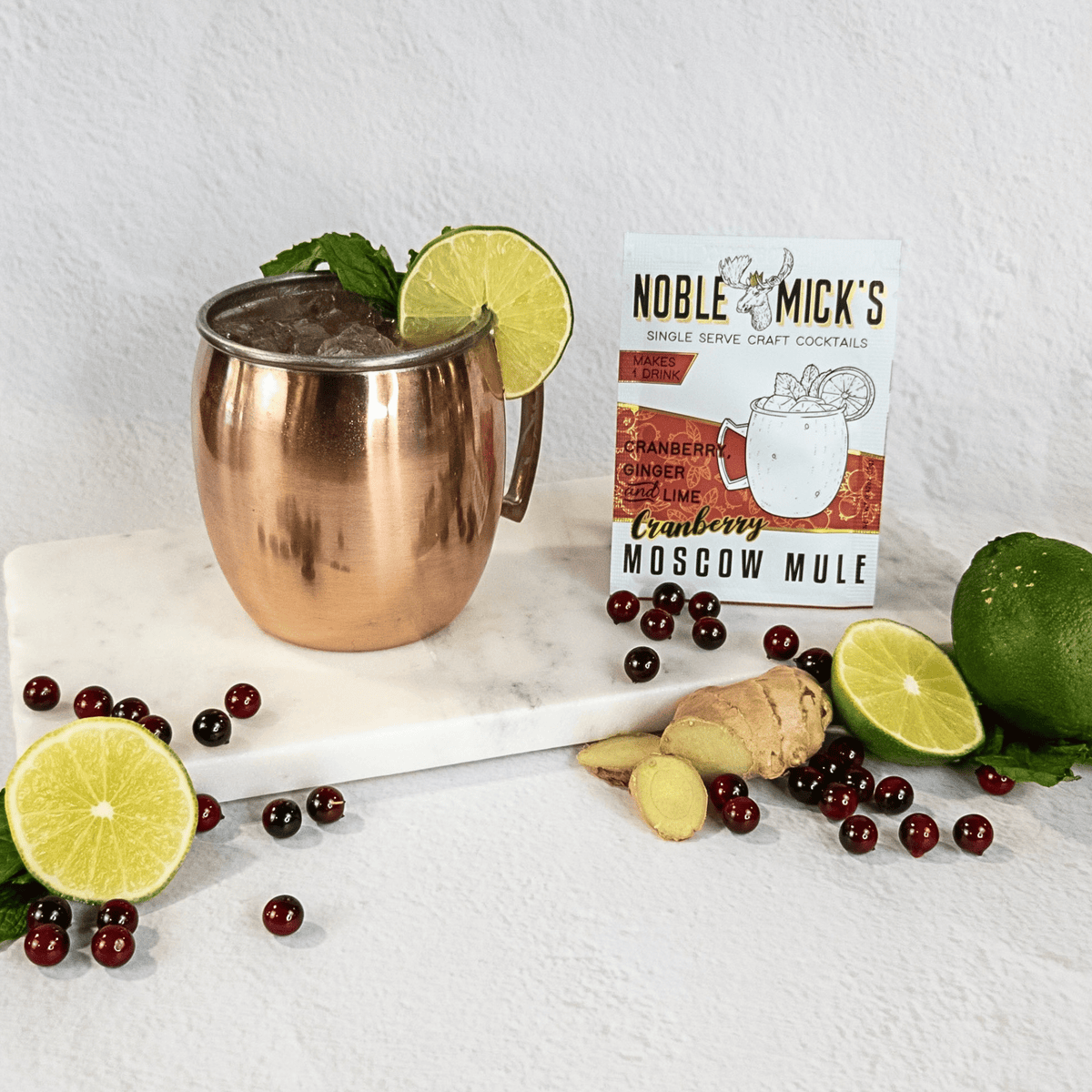 Cranberry Moscow Mule Single Serve Craft Cocktail - vibeboxshop
