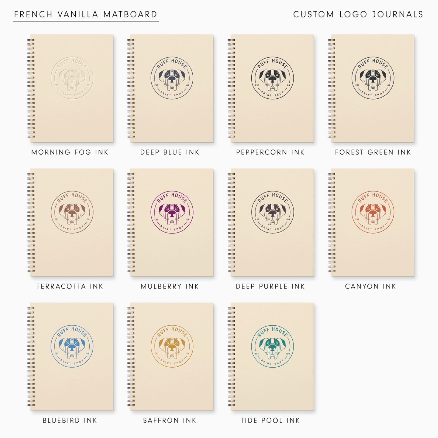 Custom Branded Notebook (25 unit minimum) - vibeboxshop