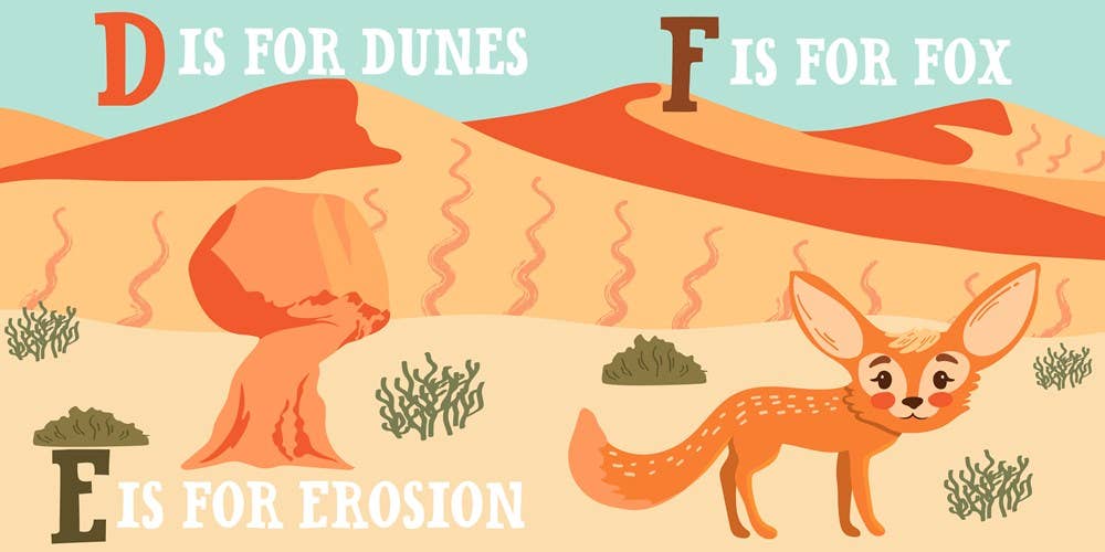 D is for Desert - vibeboxshop