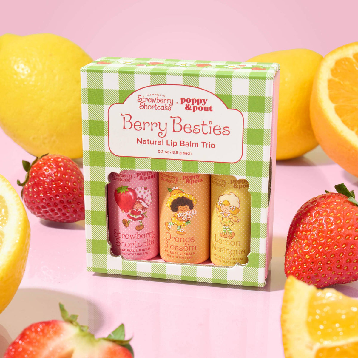 Lip Balm Trio Strawberry Shortcake | Berry Besties