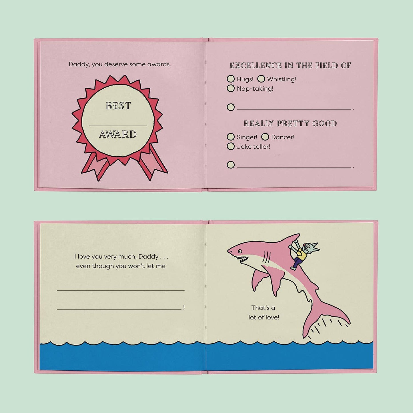 Daddy Fill in the Love Book - vibeboxshop