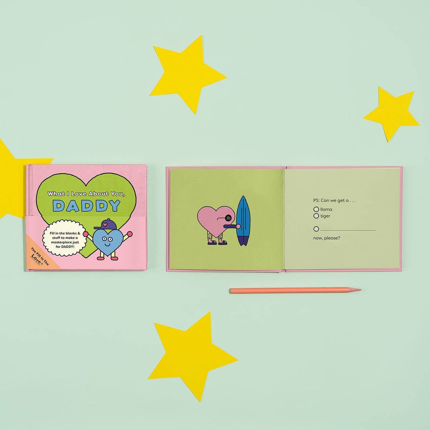 Daddy Fill in the Love Book - vibeboxshop