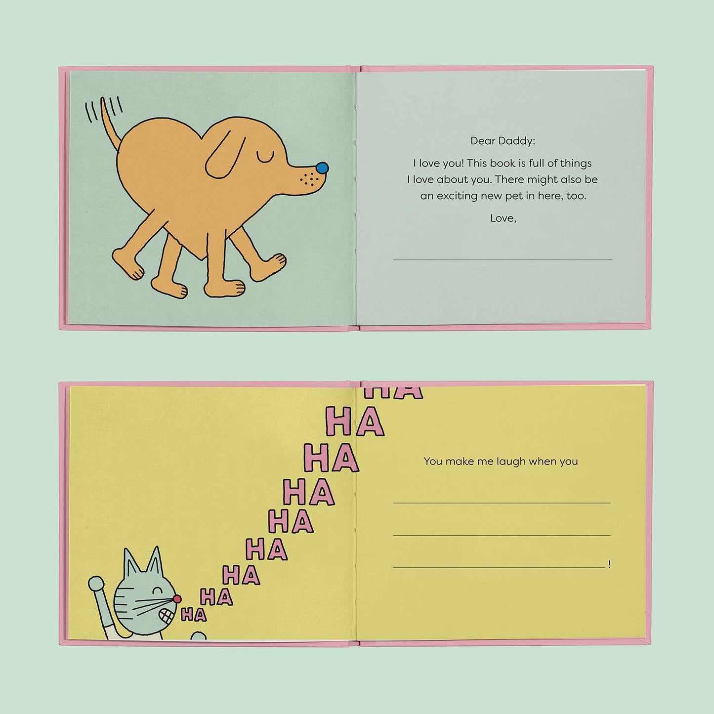 Daddy Fill in the Love Book - vibeboxshop