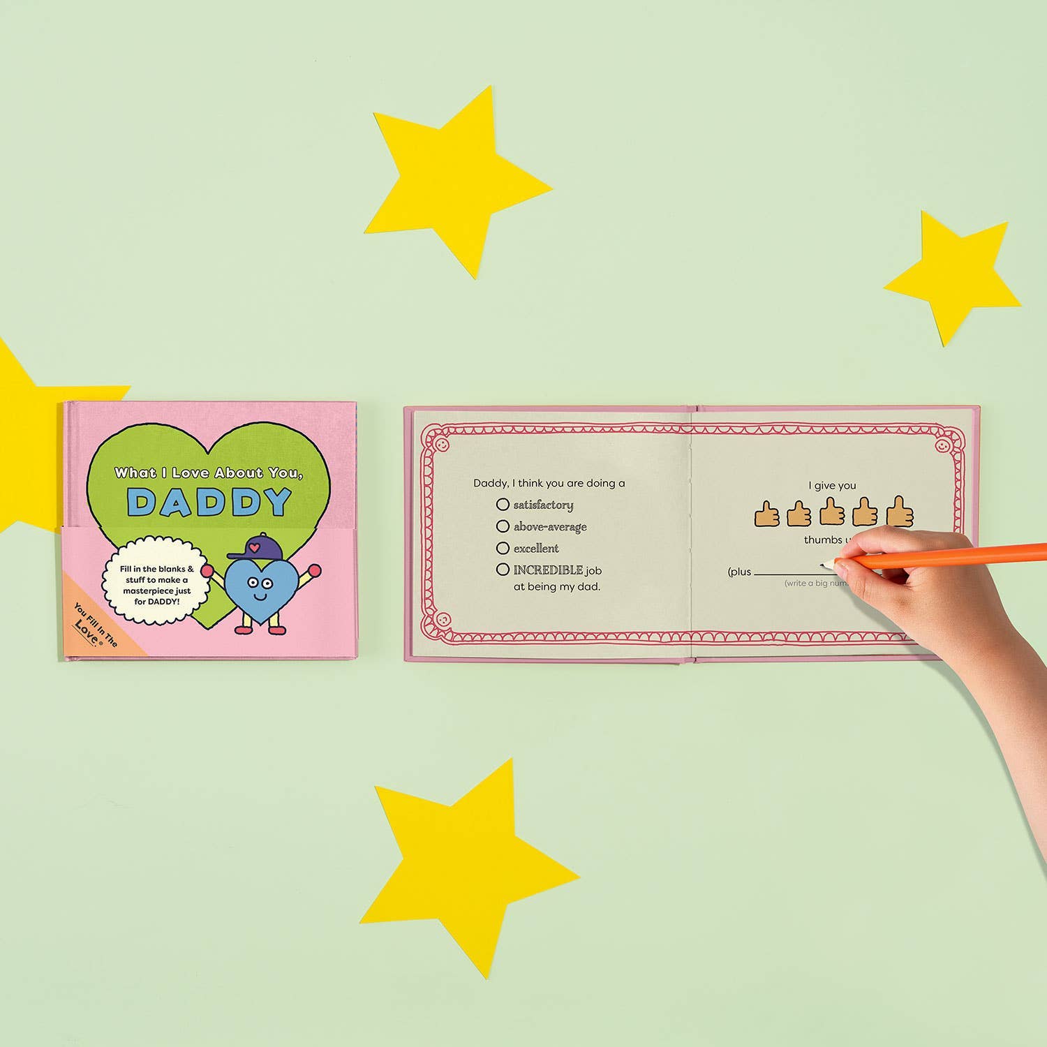 Daddy Fill in the Love Book - vibeboxshop