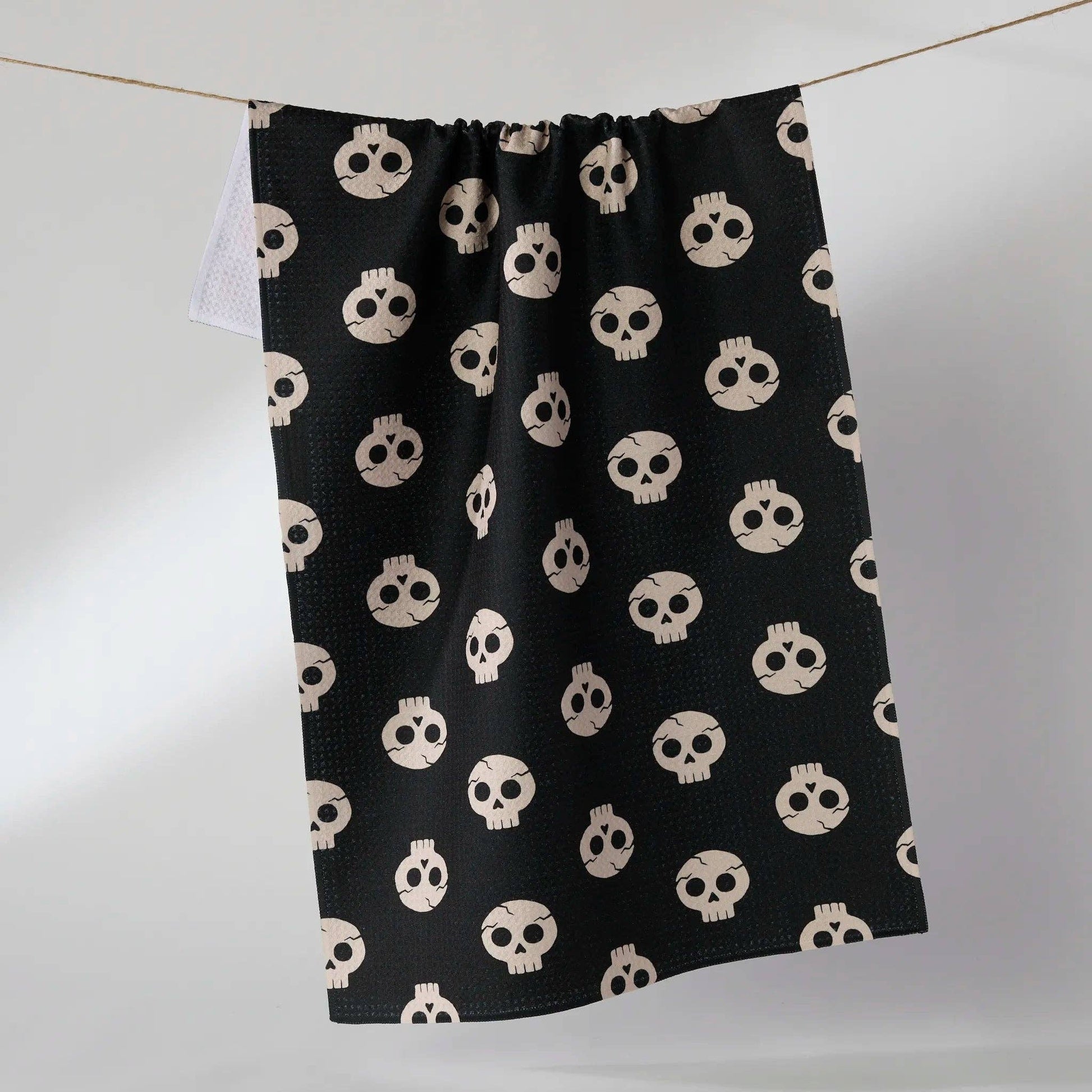 Dead Cute Tea Towel - vibeboxshop