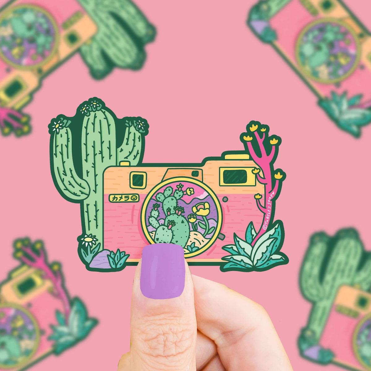 Desert Camera Sticker - vibeboxshop