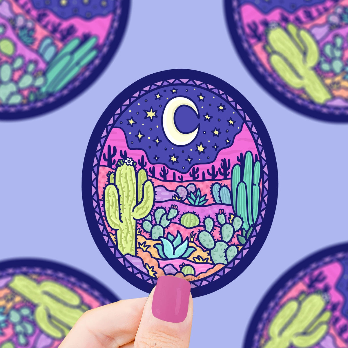 Desert Night Sticker - vibeboxshop