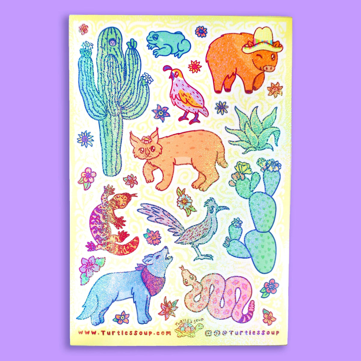 Desert Vibes Sticker Sheet - vibeboxshop