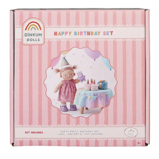 Dinkum Dolls Happy Birthday Set - vibeboxshop
