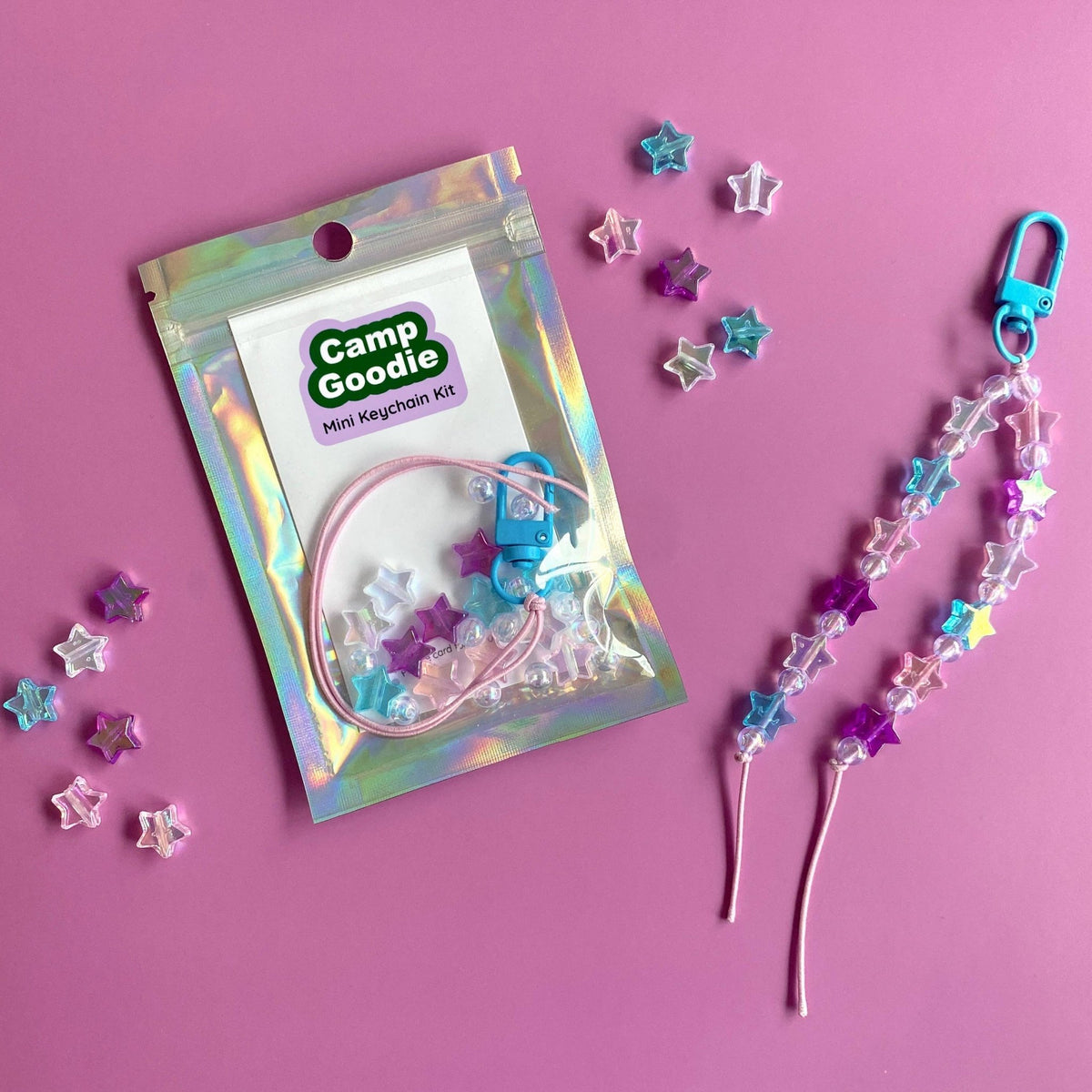 DIY Mini Keychain Kit | Stardust Blue - vibeboxshop