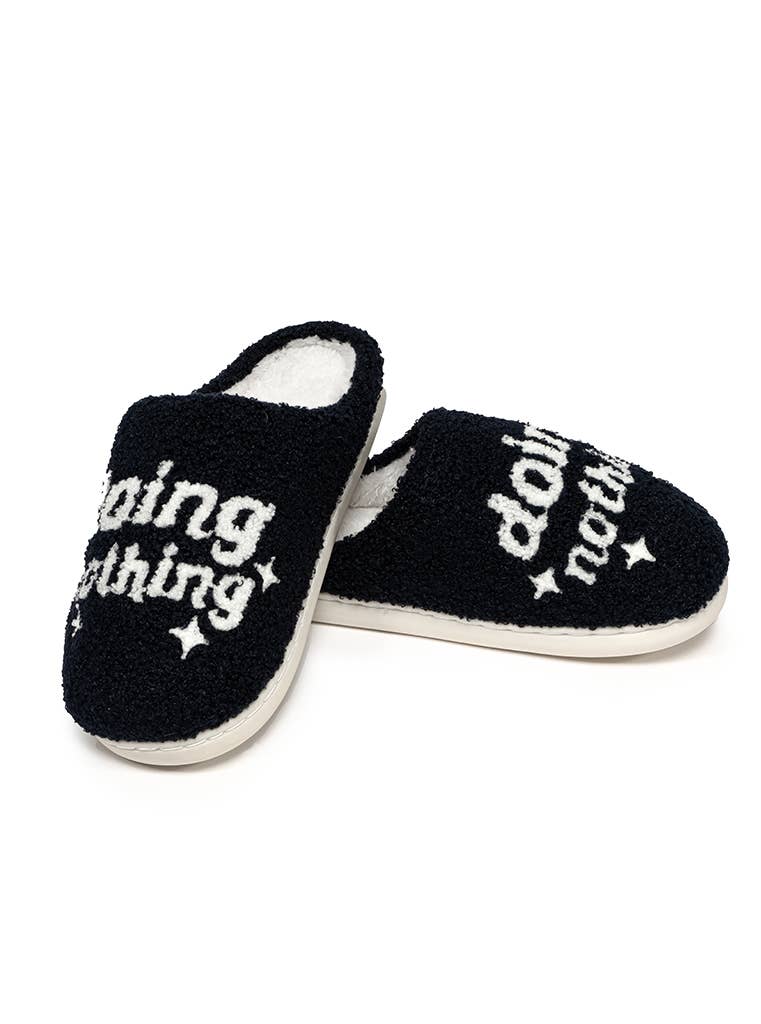 Doing Nothing Slippers - vibeboxshop
