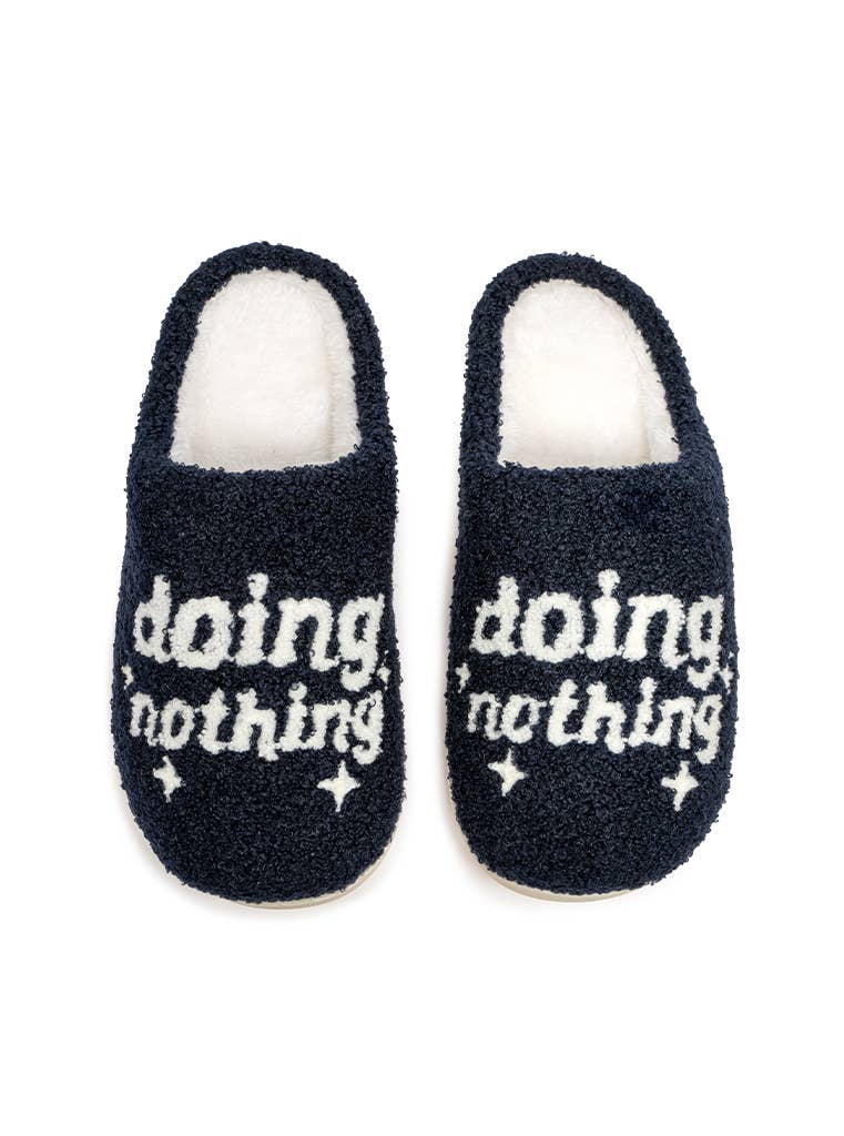 Doing Nothing Slippers - vibeboxshop