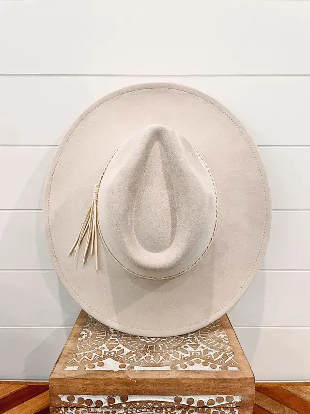Vegan Suede Cowboy Hat