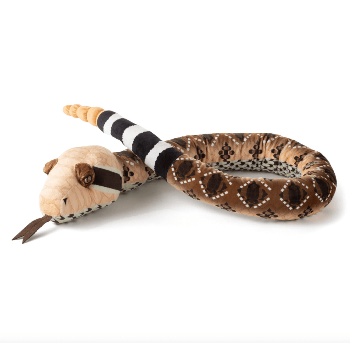 Earth Keeperz Western Diamondback Snake 54" (137cm) Recycled Plush - vibeboxshop
