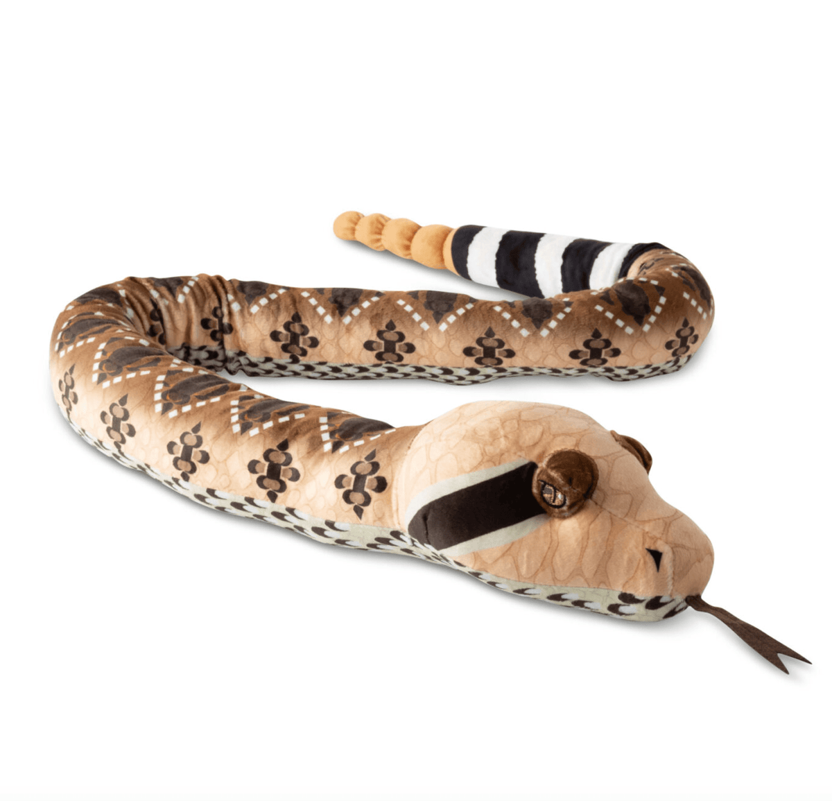 Earth Keeperz Western Diamondback Snake 54" (137cm) Recycled Plush - vibeboxshop
