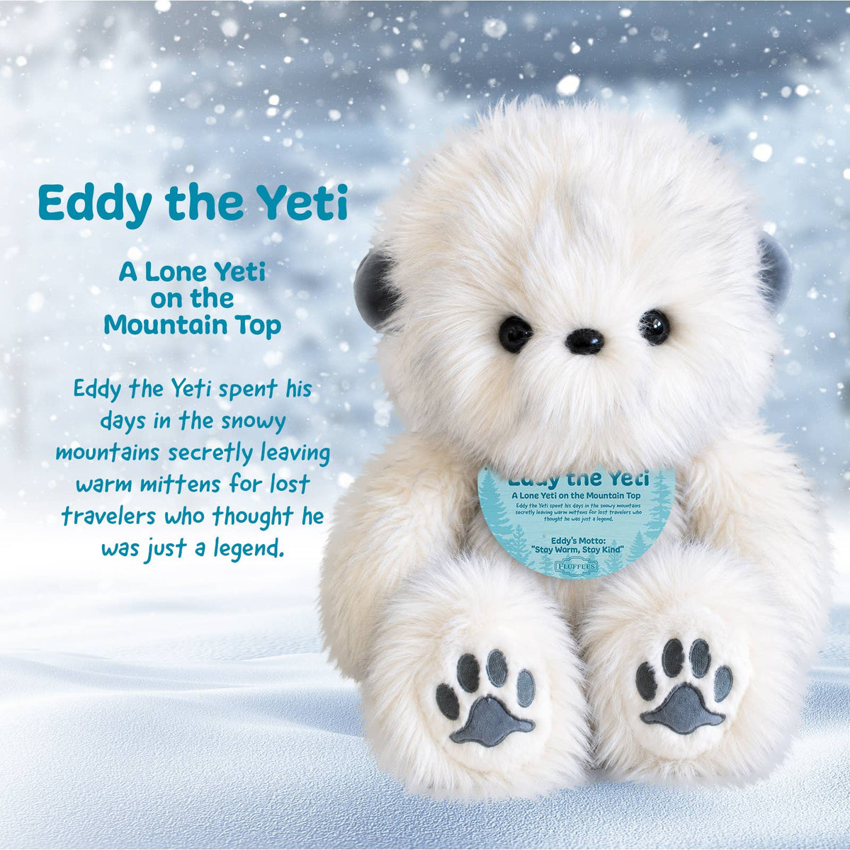 Eddy the Yeti 18" Plush - vibeboxshop