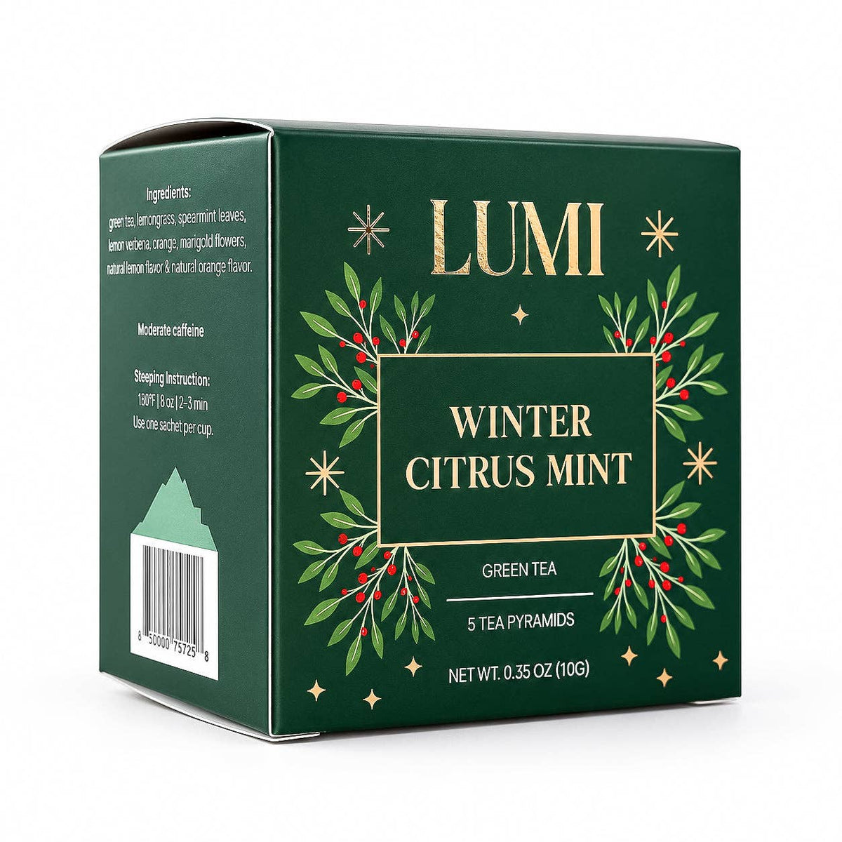 Winter Citrus Mint Green Tea