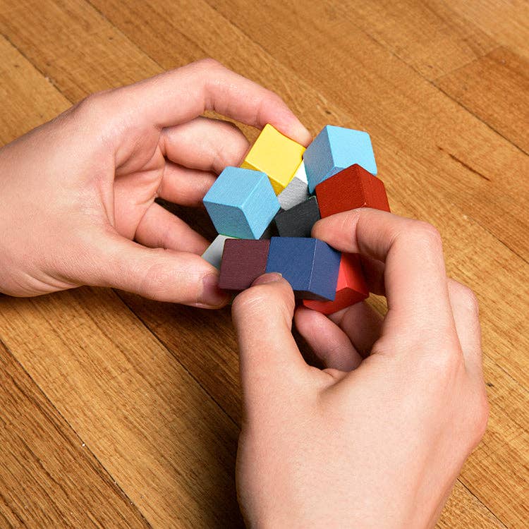 Elasti Cube 3D Wooden Puzzle - vibeboxshop