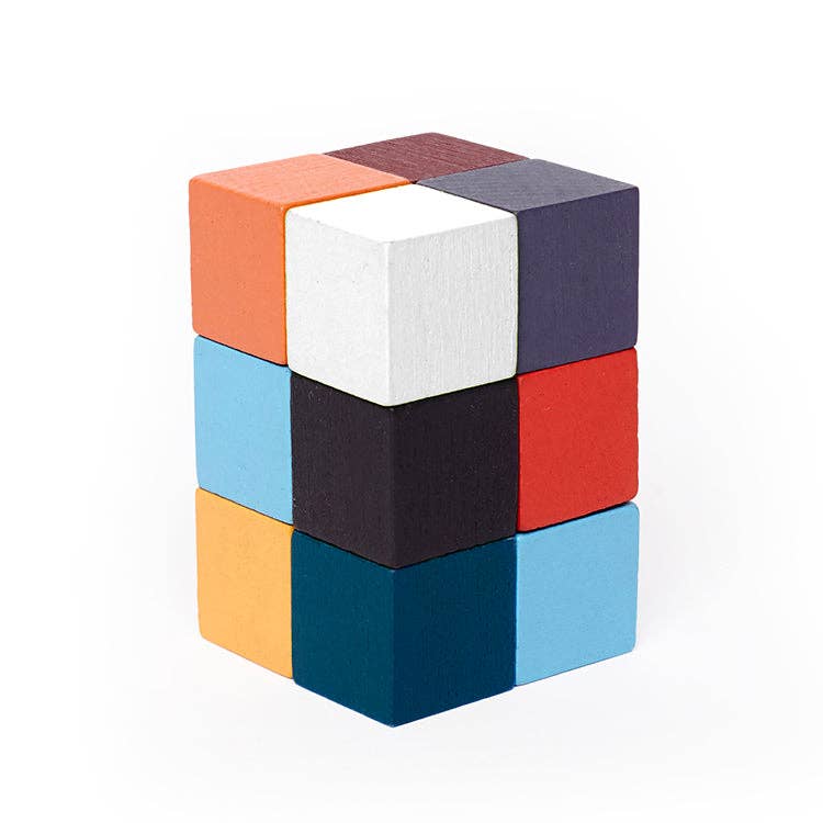 Elasti Cube 3D Wooden Puzzle - vibeboxshop