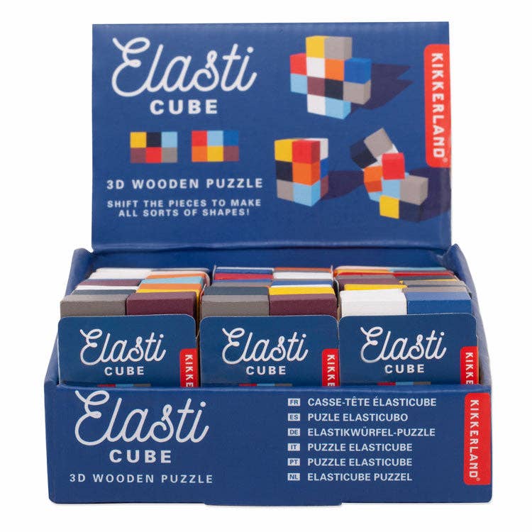 Elasti Cube 3D Wooden Puzzle - vibeboxshop