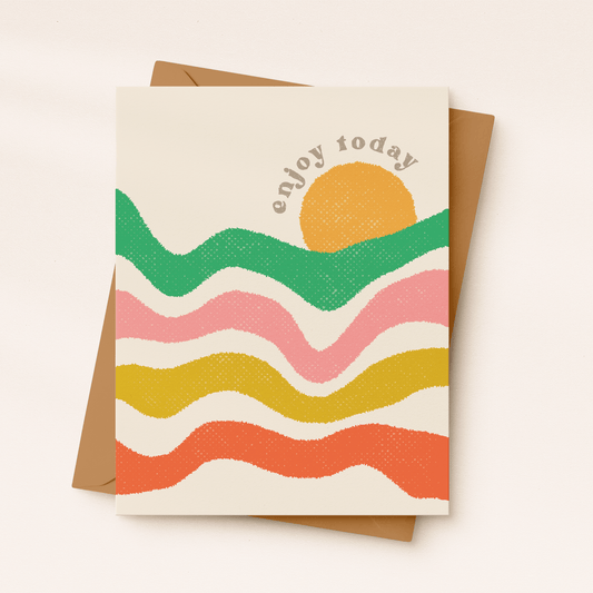 Enjoy Today Card - vibeboxshop
